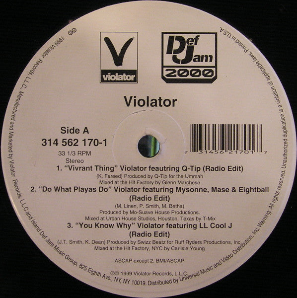 Release: Vivrant Thing-Vinyl-US-1999-314 562 170-1, 314 562 170-1-345650