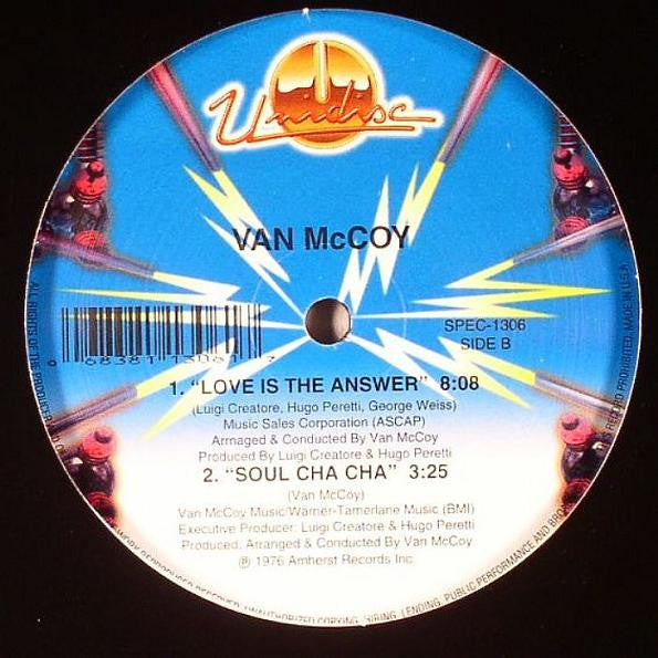 Master Release: The Hustle / Love Is The Answer / Soul Cha Cha by Van McCoy & The Soul City Symphony