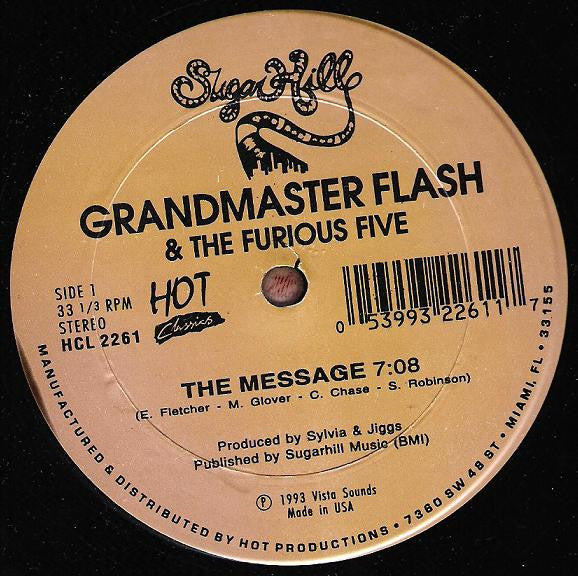 Master Release: The Message / It's Nasty (Genius Of Love) by Grandmaster Flash & The Furious Five