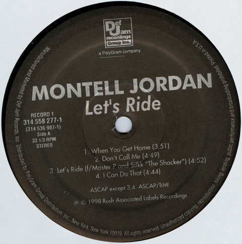 Release: Let's Ride-Vinyl-US-1998-314 536 987-1-732885