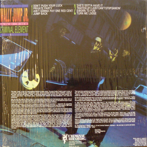Release: Don't Push Your Luck-Vinyl-US-1987-CRLP 101-213253