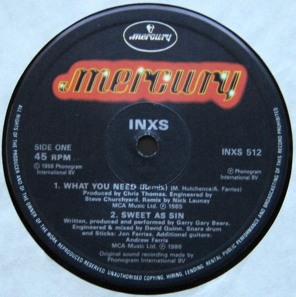 Master Release: What You Need by INXS