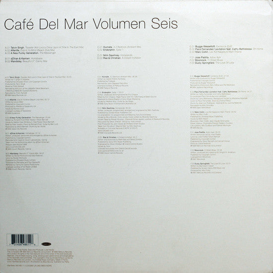 Master Release: Café Del Mar - Volumen Seis by Various