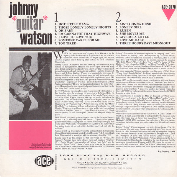 Master Release: Hit The Highway by Johnny Guitar Watson