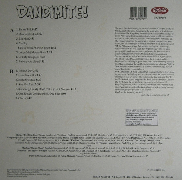 Release: Dandimite!-Vinyl-Germany-1995-GRO-LP 004-675198