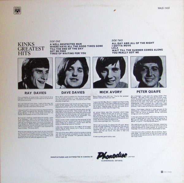 Kinks Greatest Hits