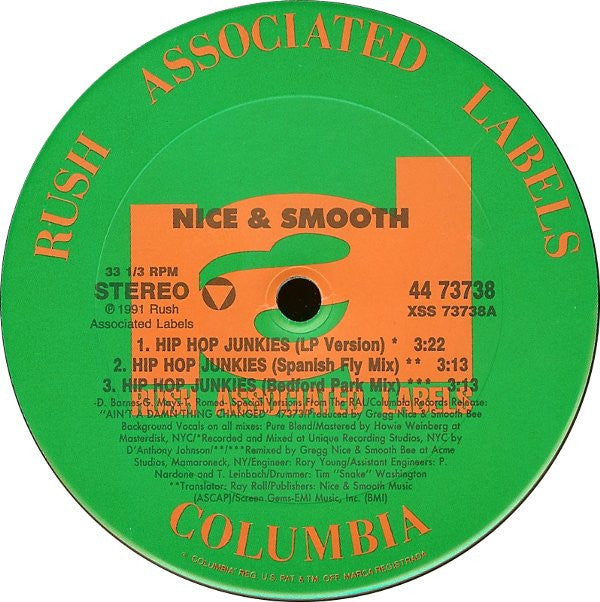 Master Release: Hip Hop Junkies by Nice & Smooth