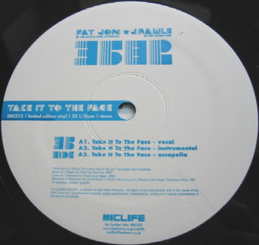Release: Take It To The Face-Vinyl-Japan-2003-DBC013-808728