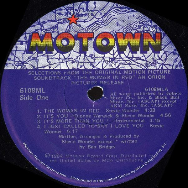 The Woman In Red (Selections From The Original Motion Picture Soundtrack)