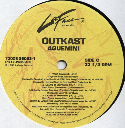 Master Release: Aquemini by OutKast