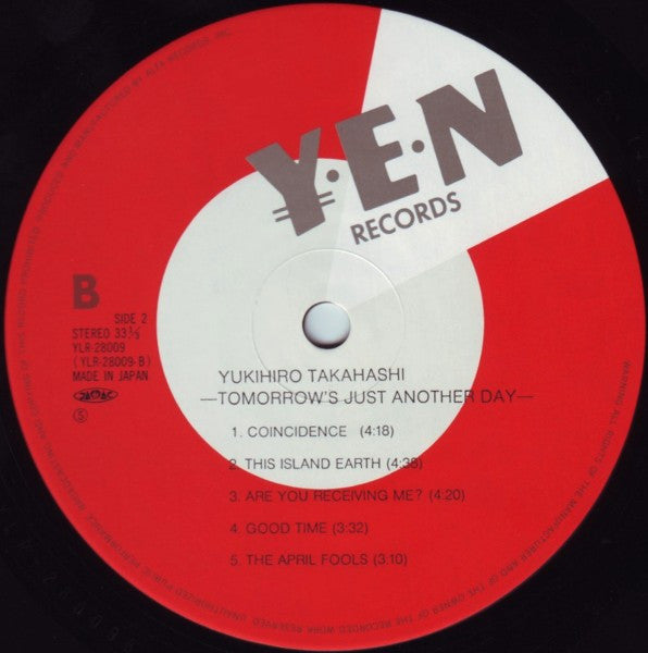 Tomorrow's Just Another Day