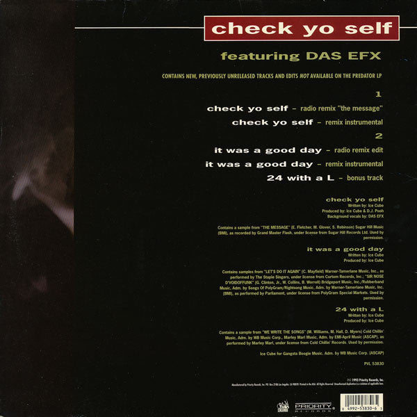 Master Release: Check Yo Self by Ice Cube