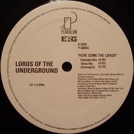 Master Release: Here Come The Lords by Lords Of The Underground