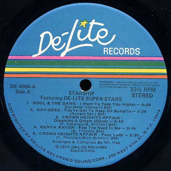 Master Release: Starship • The De-Lite Superstars by Various