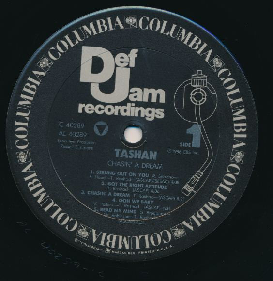 Release: Chasin' A Dream-Vinyl-US-1986-BFC 40289, C 40289, BFC 40289, C 40289-402092