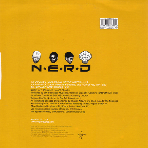 Release: Lapdance-Vinyl-Europe-2001-VUST 196, 7243 8 38764 1 9-150413