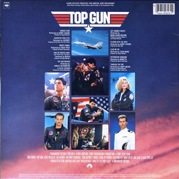 Release: Top Gun (Original Motion Picture Soundtrack)-Vinyl-US-1986-SC 40323, C 40323-371475