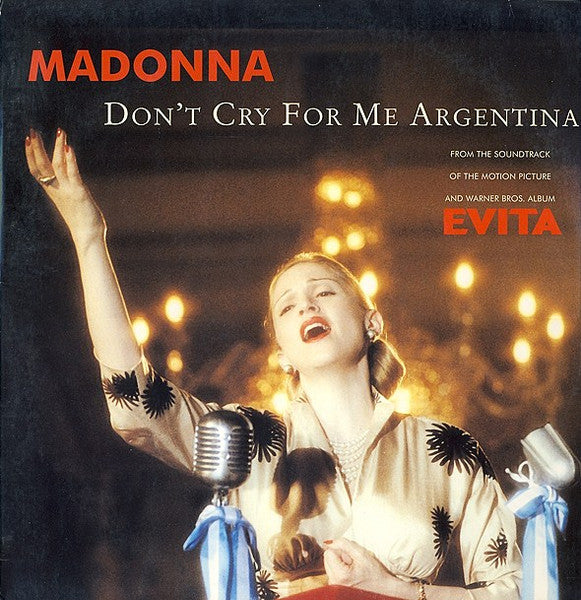 Master Release: Don't Cry For Me Argentina by Madonna