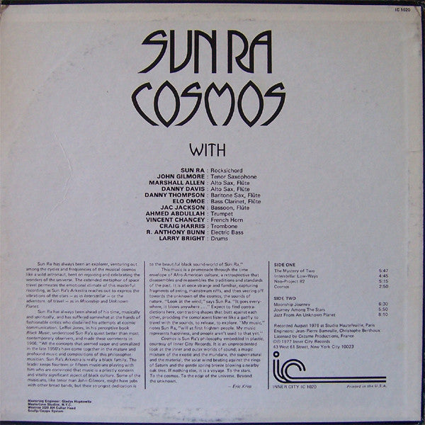 Master Release: Cosmos by Sun Ra