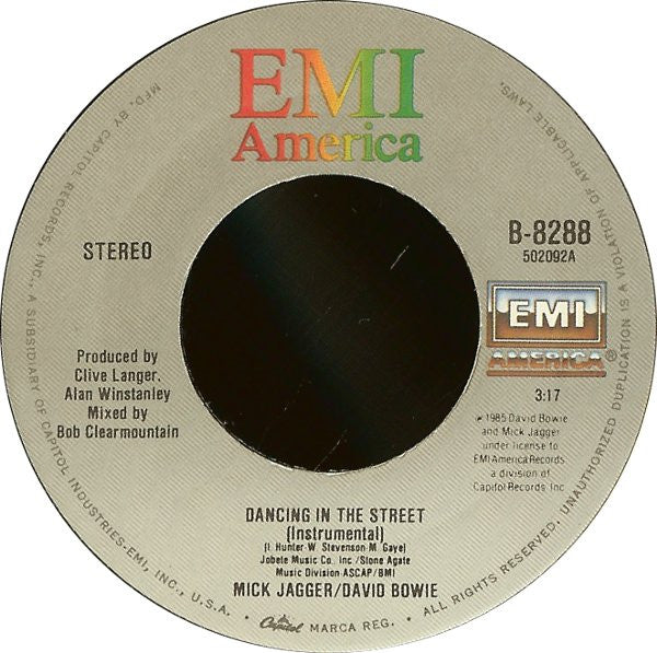 Dancing In The Street