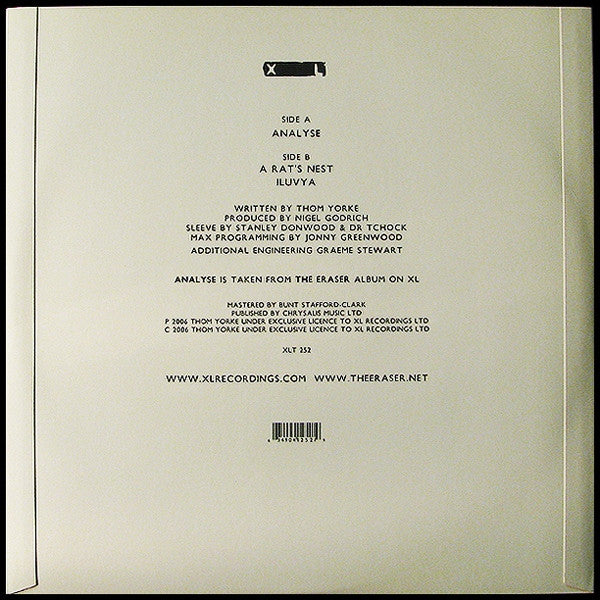 Master Release: Analyse by Thom Yorke