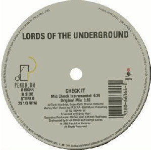 Release: Check It-Vinyl-US-1992-0-66344-365136