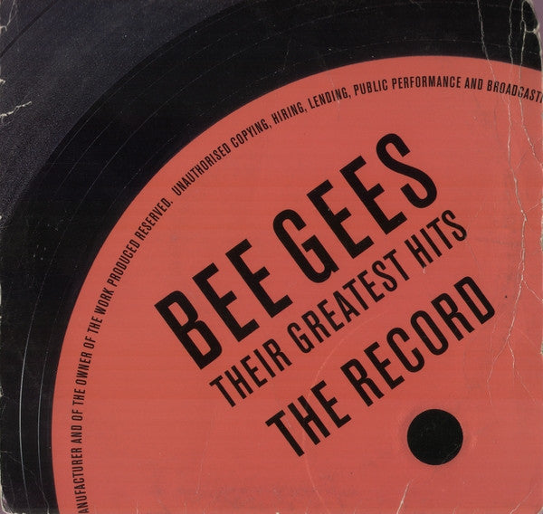Master Release: Their Greatest Hits: The Record by Bee Gees