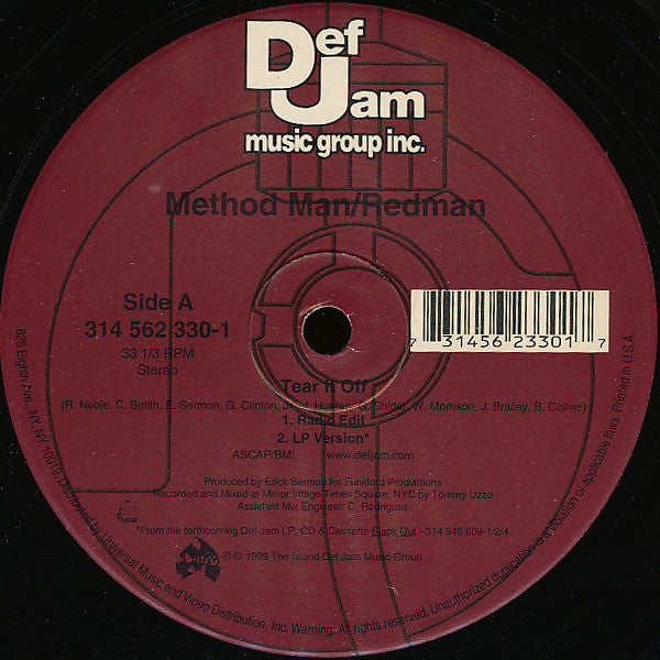 Master Release: Tear It Off by Method Man & Redman
