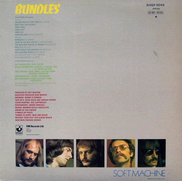 Release: Bundles-Vinyl-UK-1975-SHSP 4044, 0C 062 o 96356-990344