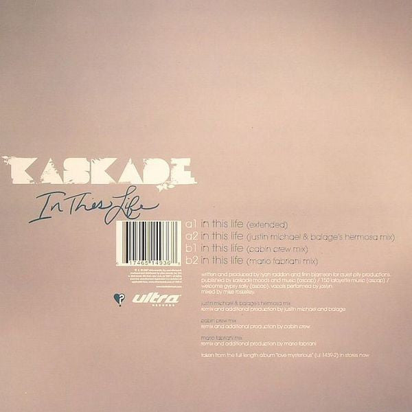 Master Release: In This Life by Kaskade