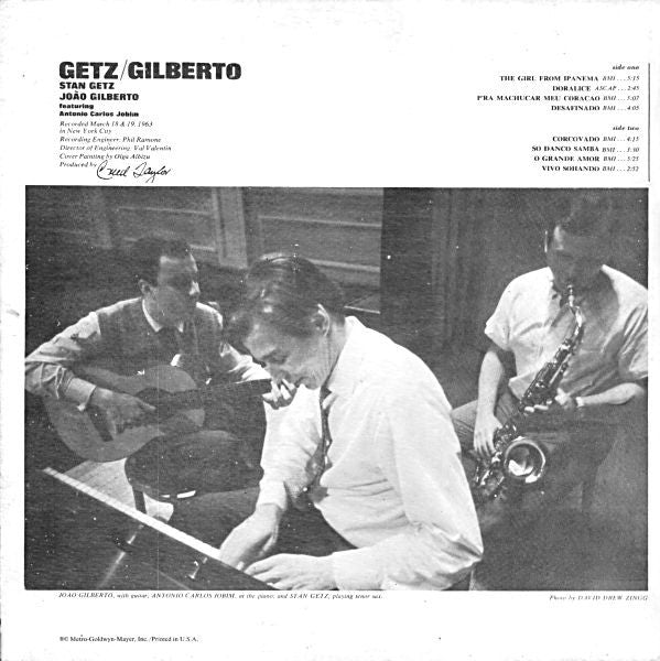 Release: Getz / Gilberto-Vinyl-US-1964-V-8545, V-8545-170884