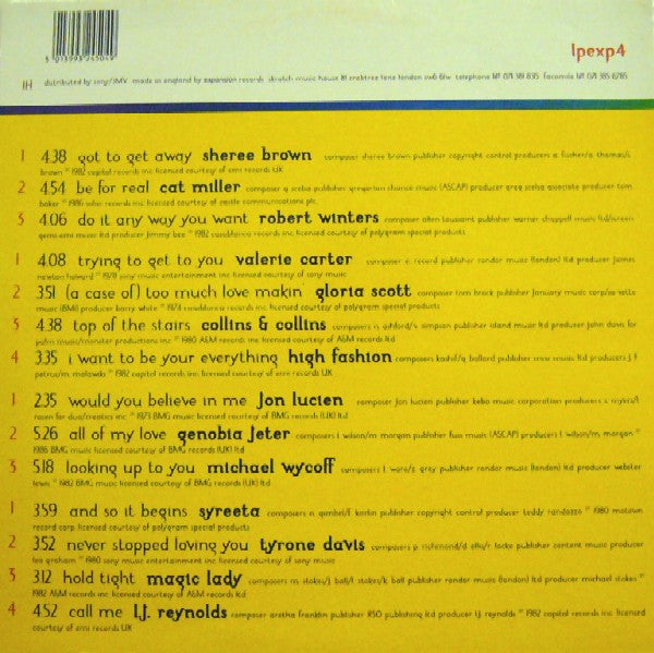 Release: Soul Chasers-Vinyl-UK-1993-LP EXP 4-931300