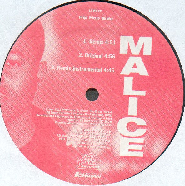 Master Release: Malice / Drop Like This (Lower This B----) by DJ Smurf (2)