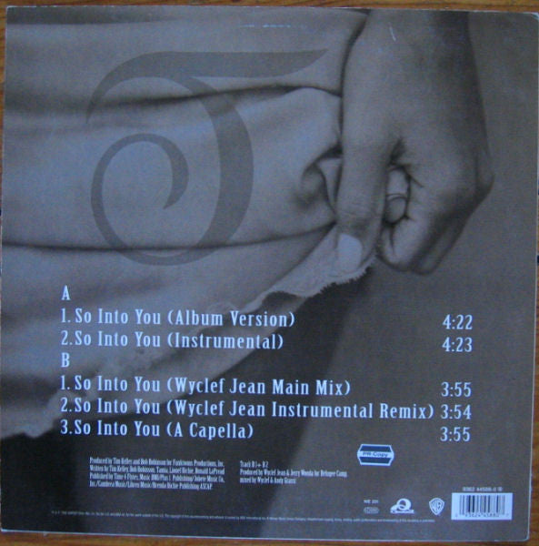 Release: So Into You-Vinyl-Germany-1998-9362 44588-0, 9362 44588-0-700993