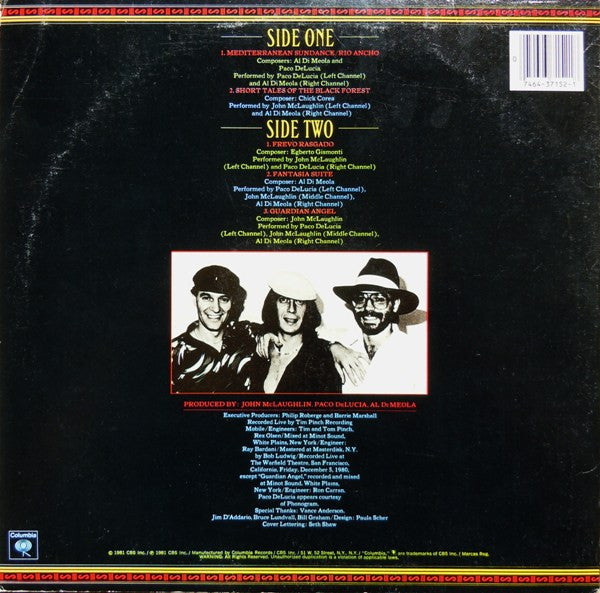 Release: Friday Night In San Francisco-Vinyl-US-1981-FC 37152-436314