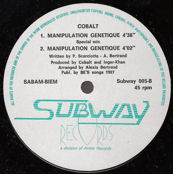 Manipulation Genetique