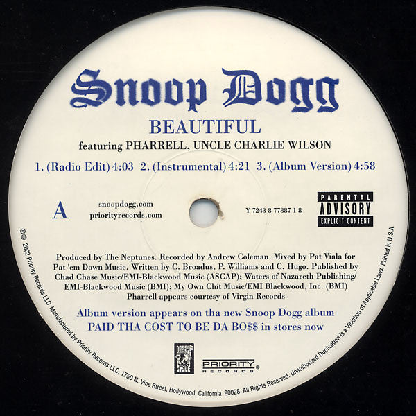 Master Release: Beautiful by Snoop Dogg