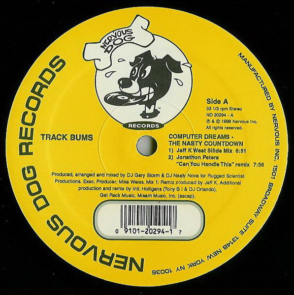 Master Release: Computer Dreams - The Nasty Countdown by Track Bums
