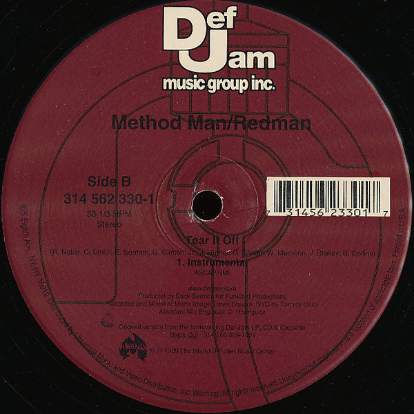 Master Release: Tear It Off by Method Man & Redman