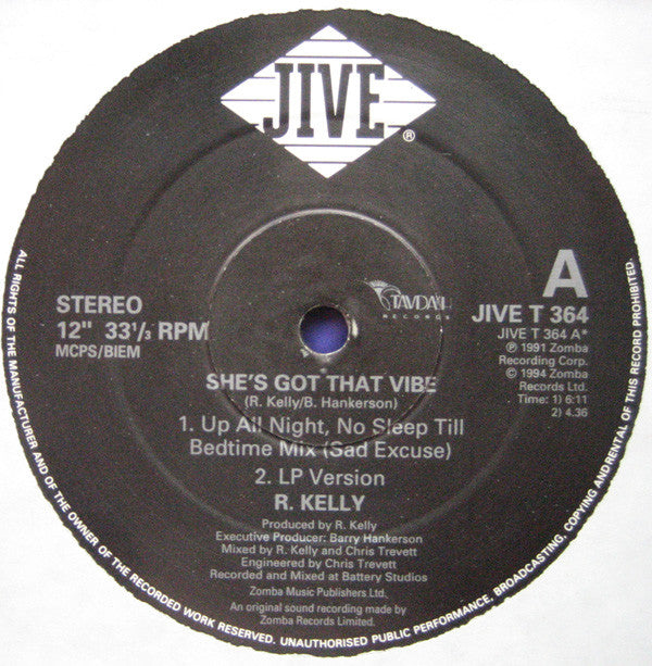 Master Release: She's Got That Vibe by R. Kelly