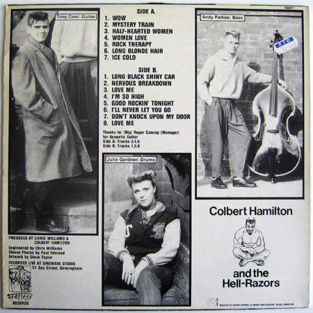 Release: Colbert Hamilton And The Hell-Razors-Vinyl-UK-1984-FEAR LP1-936390