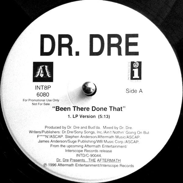Master Release: Been There Done That by Dr. Dre