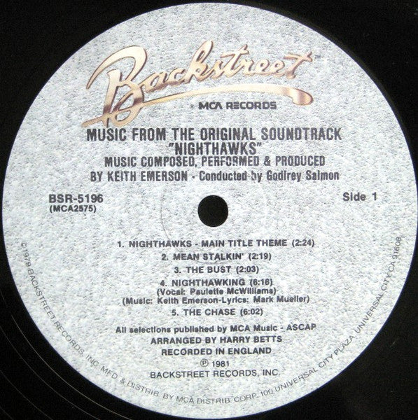 Nighthawks (Original Soundtrack)