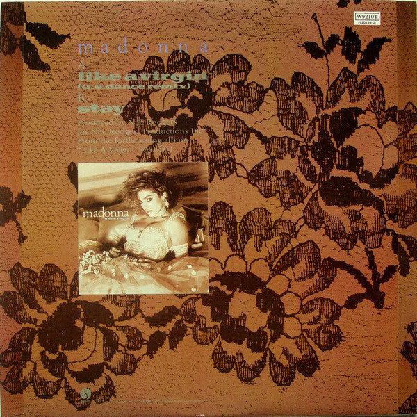 Release: Like A Virgin-Vinyl-UK-1984-W9210T, W 9210 (T), 920239-0-215716