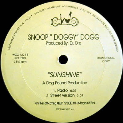 Release: Gin & Juice-Vinyl-US-2001-WCC 1272-532768