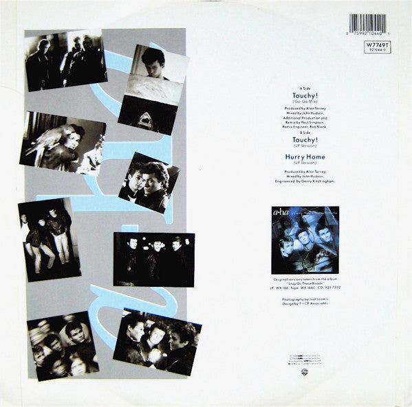 Release: Touchy!-Vinyl-UK-1988-W7749T, W7749(T), 921044-0-361316