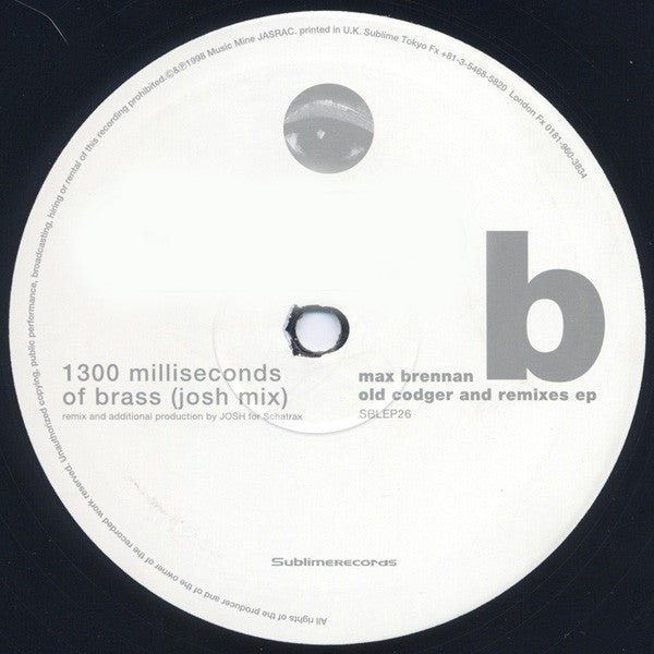 Old Codger And Remixes EP