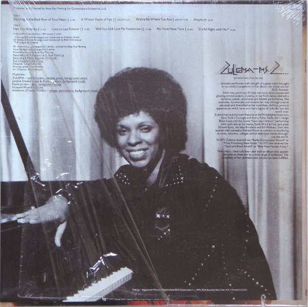 Release: Zulema-Vinyl-US-1975-APL1-0819-678306