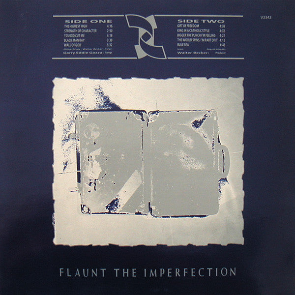 Release: Flaunt The Imperfection-Vinyl-UK-1985-V2342, V 2342-119640