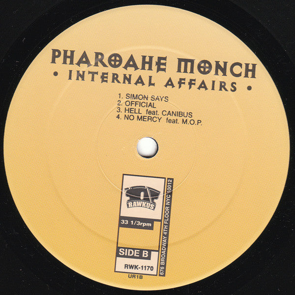 Release: Internal Affairs-Vinyl-US-1999-RWK 1170-395683